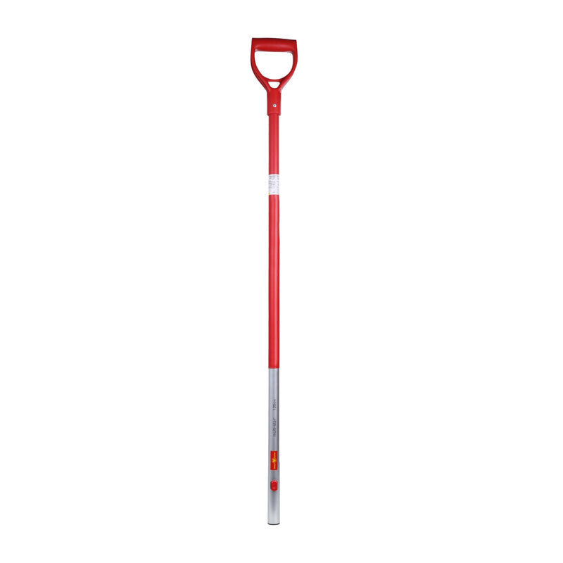 WOLF Garten ZMAD Multi-Change Aluminium D-Grip Handle, Red, 85 cm
