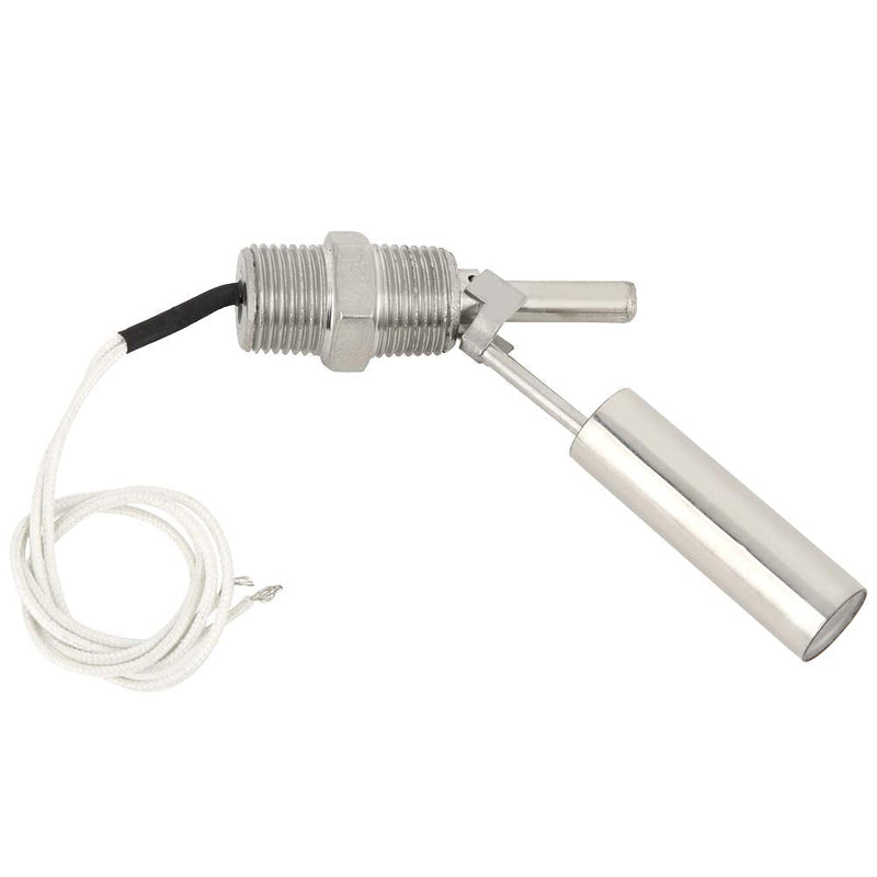 Liquid Water Level Sensor, 304 Stainless Steel Switch 1/2NPT Male Thread DC0-110V Side Mounted Liquid Water Level Sensor Switch for Aquariums Fish Hydroponics Pool