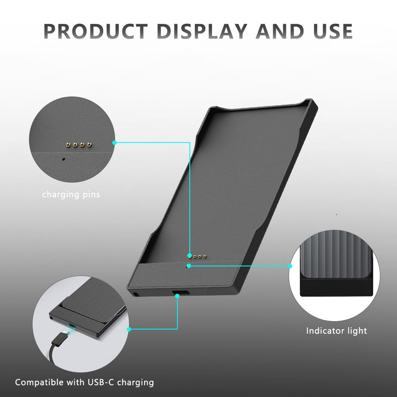 Magnetic Dock for Plaud Note Pro AI & Plaud Note Recorder, Fast Charger, Magnetic Accessories, Plaid Portable Magnetic Charger