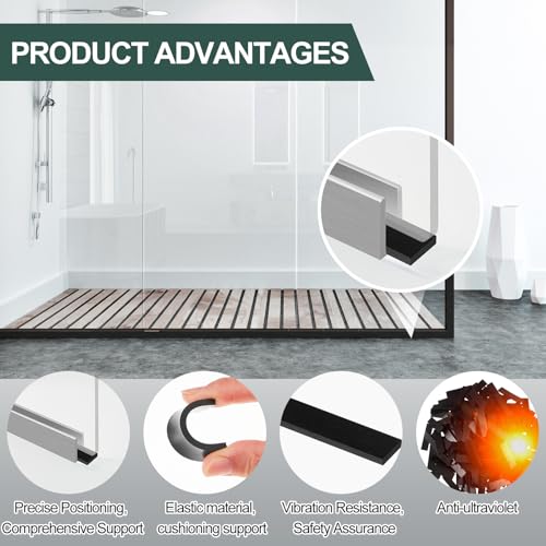 1/8" X 1/2" X 2" 200 Pcs Neoprene Setting Blocks 1/8" X 1/2" X 2"
