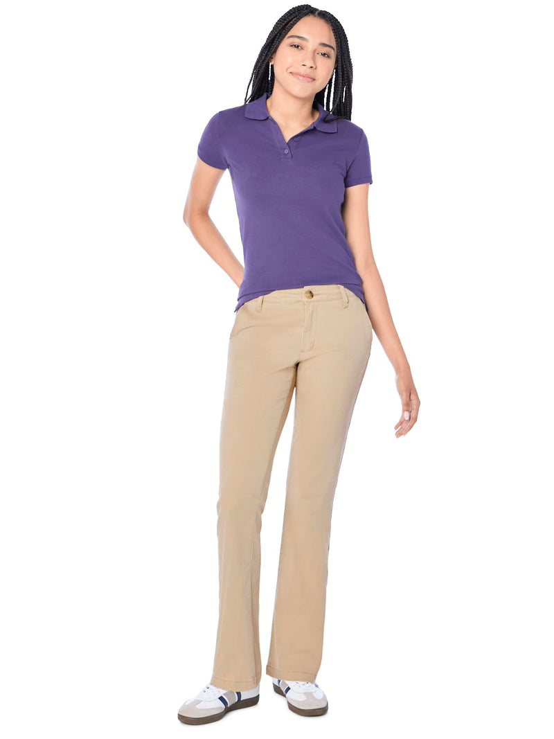 Aeropostale Women's Aero Classic Uniform Pant 4 Summer Tan