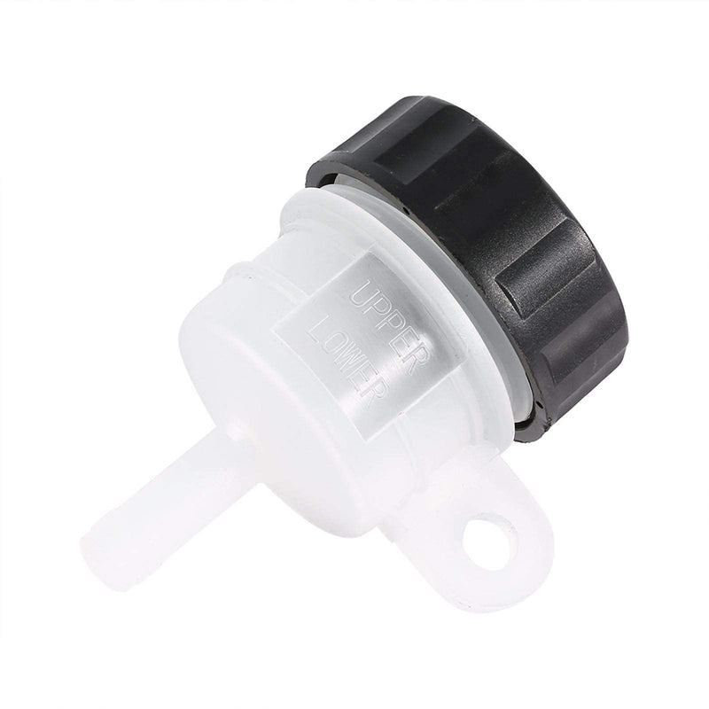 Motorcycle Rear Brake Reservoir - Universal Foot Rear Brake Master Cylinder Tank Oil Cup Fluid Bottle Reservoir