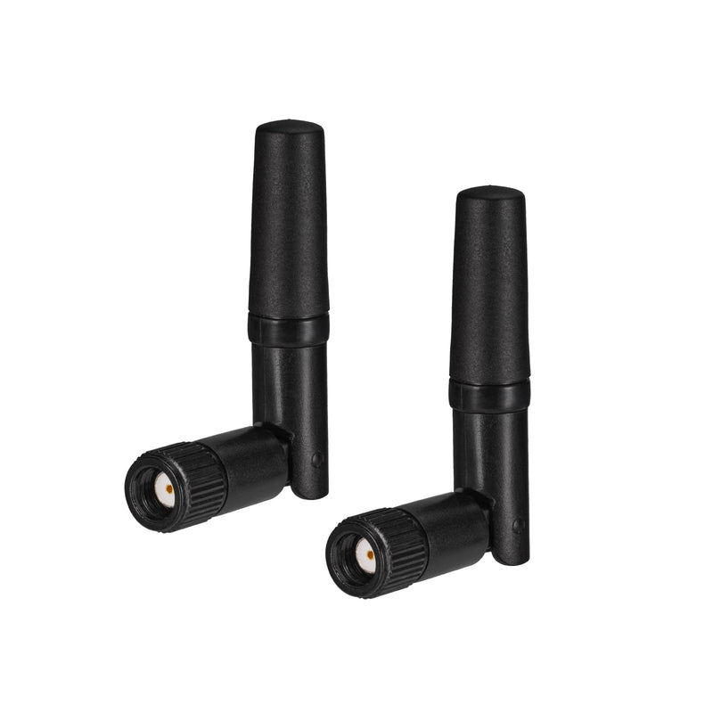 Eightwood Mini PCIe Card Antenna 2.4GHz 5GHz WiFi Antenna + RP-SMA Cable 8in + Computer Slot Bracket for Mini PCI-E WiFi Network Card PC Desktop Computer 2-pack antenna+mini pcie card cable+2pcs brackets