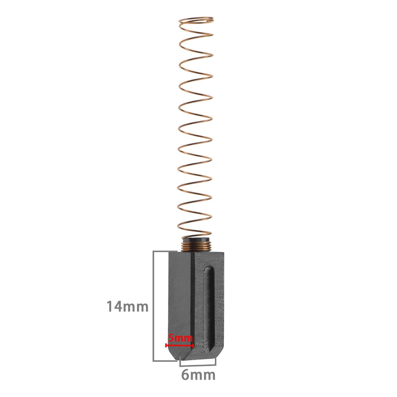 2 Pairs Carbon Brushes Compatible with TRIAC S G3CH-6060 Hot Air G-un Electrical Tools Replacement Accessories 5x6x14mm