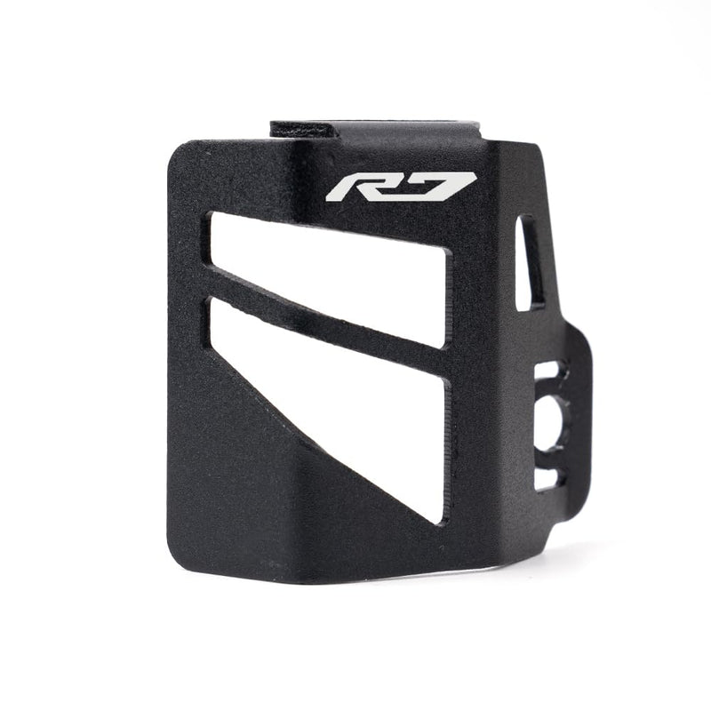 MOWOK Fit For Yamaha R7 YZF R7 YZFR7 YZF-R7 2021 2022 2023 2024 2025 Motorcycle Accessories Rear Brake Fluid Reservoir Guard Oil Cup Cap Cover Protector (Black) Black