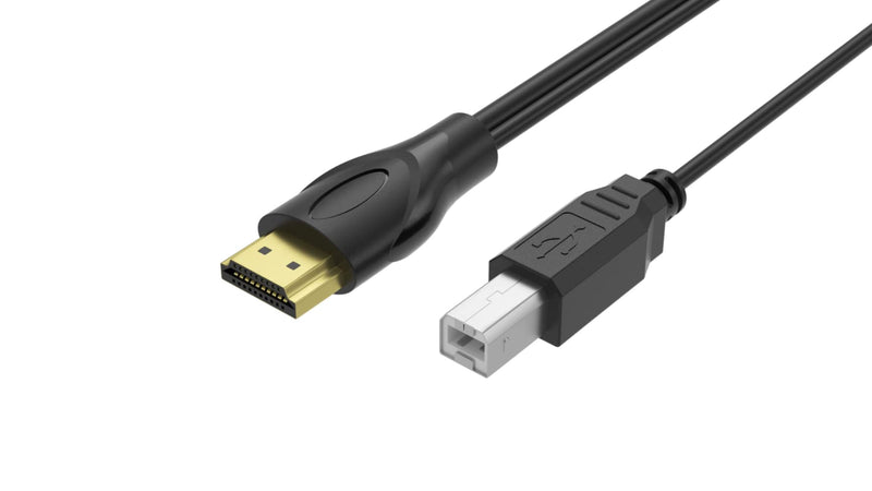 6ft/1.8m 2 Pack USB HDMI KVM Cable for HDMI KVM Switch, USB Powered and Data Transfer, 4K@60Hz YUV 4:4:4 6 FT/ 2 Pack
