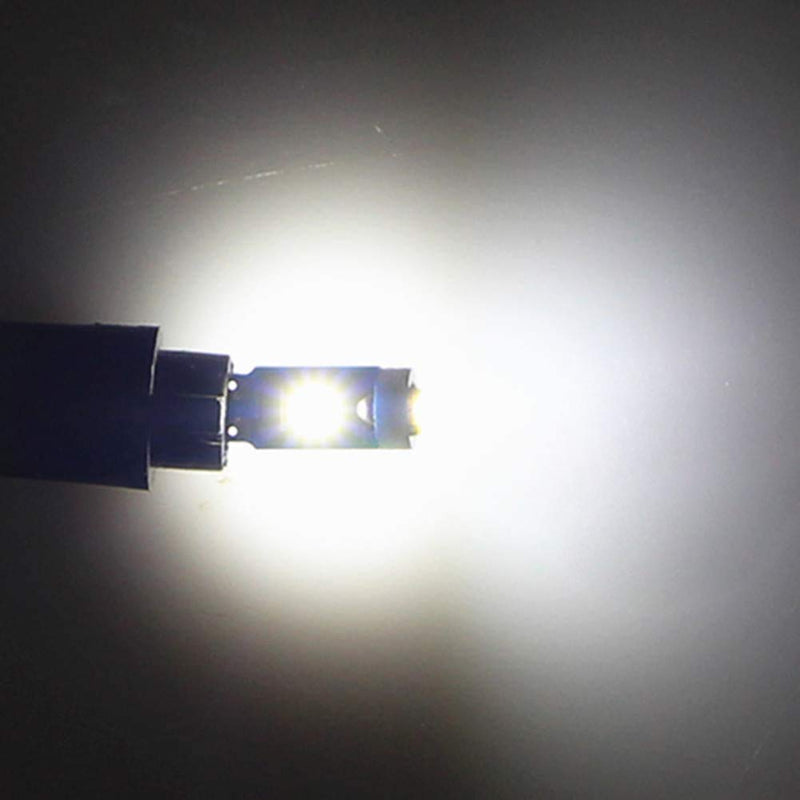 T5 LED Bulbs 74 73 37 2721 LED Bulb for Auto Car Dashboard Dash Instrument Panel Gauge Cluster Indicator Lights Lamp(White) white color