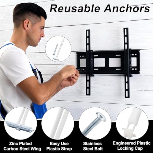 10 Pack Heavy Duty Drywall Anchor Bolts with 1/4"-20 1/4"-20：Pack of 10