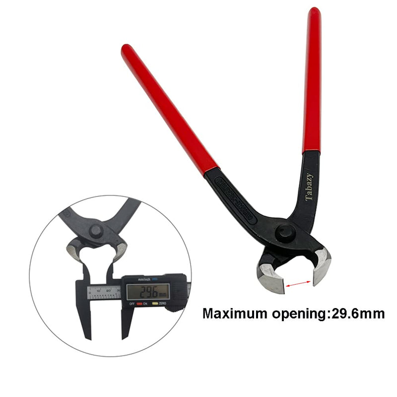 Ear Clamp Pliers with 12pcs Single Ear CV Boot Clamps Band Tool Kit, Ear Clamp Pincer, Ear-Type Clamp Crimp Hand Tool Ear Type CV Joint Axle Boot Clamp Pliers Tool for Auto ATV UTV