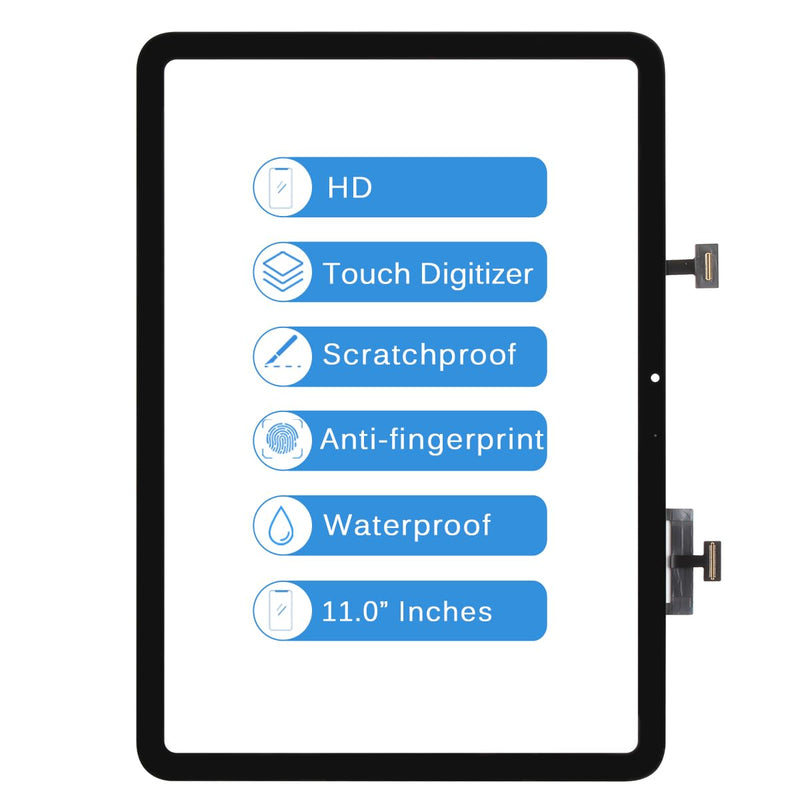 for iPad Air 6 6th 11" (2024) M2 Digitizer Replacement Touch Screen Glass Only 11" Screen Replacement for iPad Air 6th Gen 11" A2902 A2903 A2904 with Repair Tools, No LCD Display,Not 13 Inch