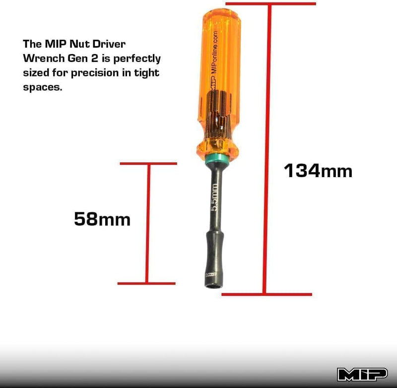 MIP Metric 3 Pack Hex Driver Wrench Set - Precision Drivers Miniature Screwdriver RC Tools (Hex Nut Driver Tool Kit) Hex Nut Driver Tool Kit