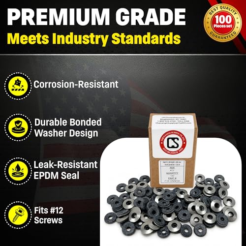 Chenango Supply #12 Neoprene EPDM Bonded Sealing Washers