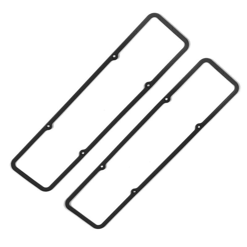 SBC Valve Cover Gaskets Compatible with SBC 283 305 327 350 383 400 Steel Core Rubber Silicone Valve Cover Gasket 7484BOX 1628