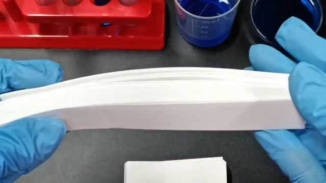 Grade 1 Chromatography Paper Strips - 1 X 3 in（300 Pcs），Clear Separation Filter Paper Chromatography Strips 1 X 3 inches（300 Pcs）