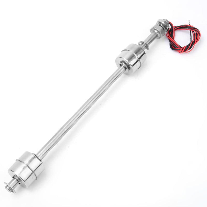 Float Switch Water Level Sensor Stainless Steel Double Ball Horizontal Liquid Level Control for Water Tank Pool Pump Aquarium Pond(250mm / 9.84in) 250mm / 9.84in