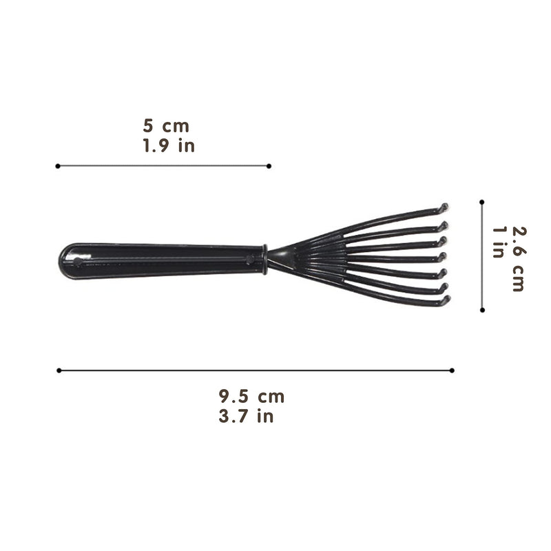 Hair brush cleaner rakes, cleaning tool set for removing hair dust, lint, debris from hairbrush, comb, hot-air brush - 2pcs