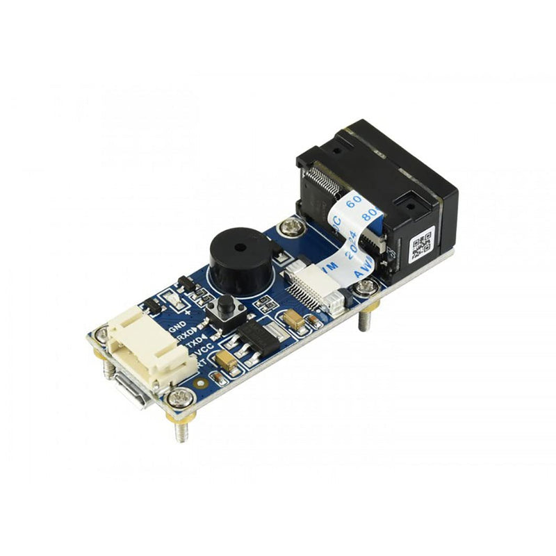 Barcode Scanner Module 1D/2D Codes Reader Kit Read Barcode, QR Code etc Onboard Micro USB and UART Serial Port Woks in The Dark