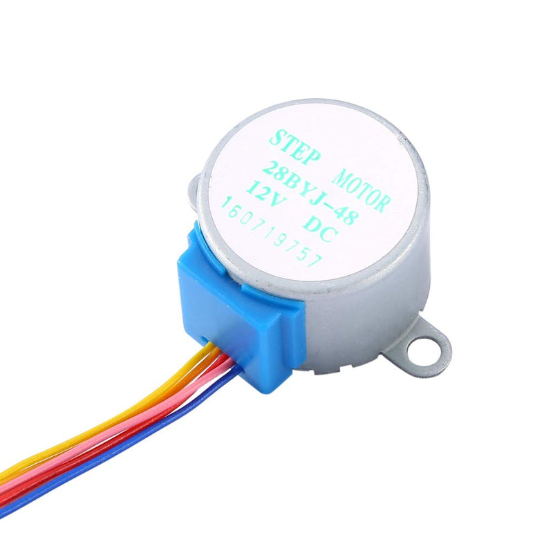 Step Motor, 12V 4 Phase Stepper Motor 28BYJ-48-12V, 5 Wire, ULN2003 Chip, Valve Gear, Reduction, DIY Project, Electric Motors