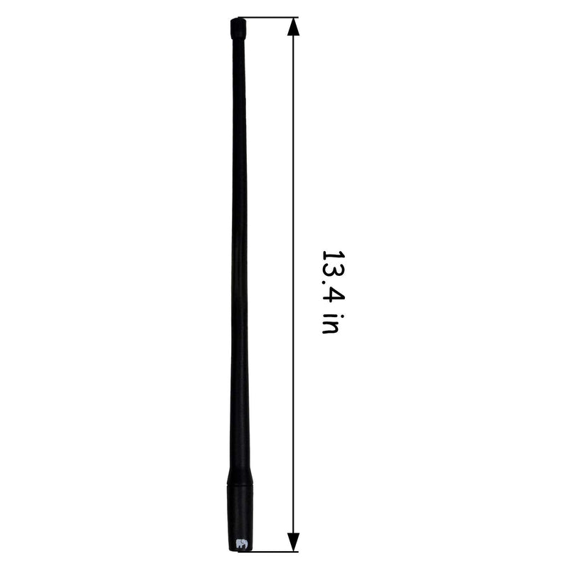 ONE250 13" inches Flexible Rubber Antenna for Harley Davidson Motorcycles All Models - Street Glide, Road Glide, Road King, Electra Glide (1998-2024) - Designed for Optimized FM/AM Reception (Black) Harley Motorcycles