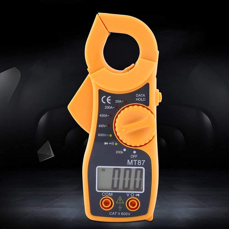 Multimeter,Digital Clamp Multimeter AC DC Voltmeter Ammeter Ohmmeter Volt Tester LCD Meter,with Overload Function