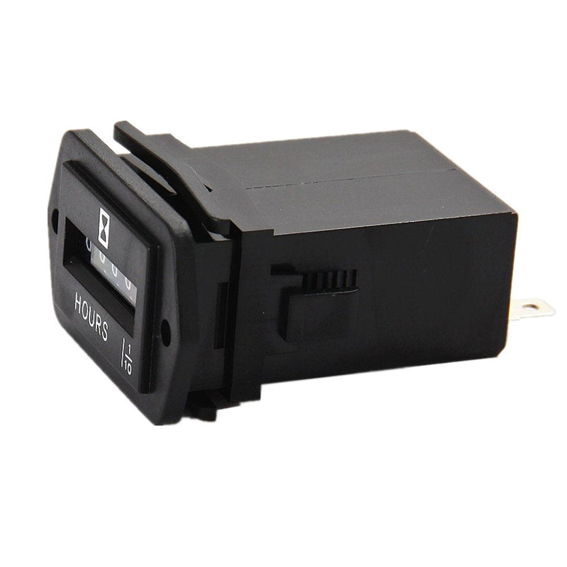 DC 6-80V Mechanical Hour Meter - AIMILAR Hourmeter for Diesel Engine Generator Boat Motorcross Motor Truck Tractor DC 6-80V