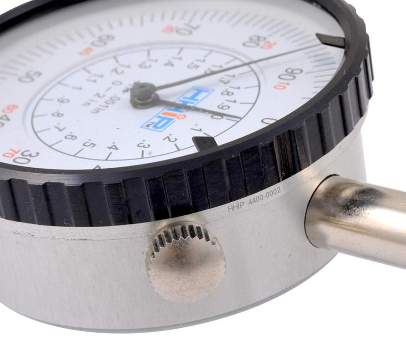 Pro Series by HHIP 4400-0002 Pro Series Dial Indicator, .001" Graduation, 0-100 Reading, 0-2" 0-2" Range, .001" Graduation