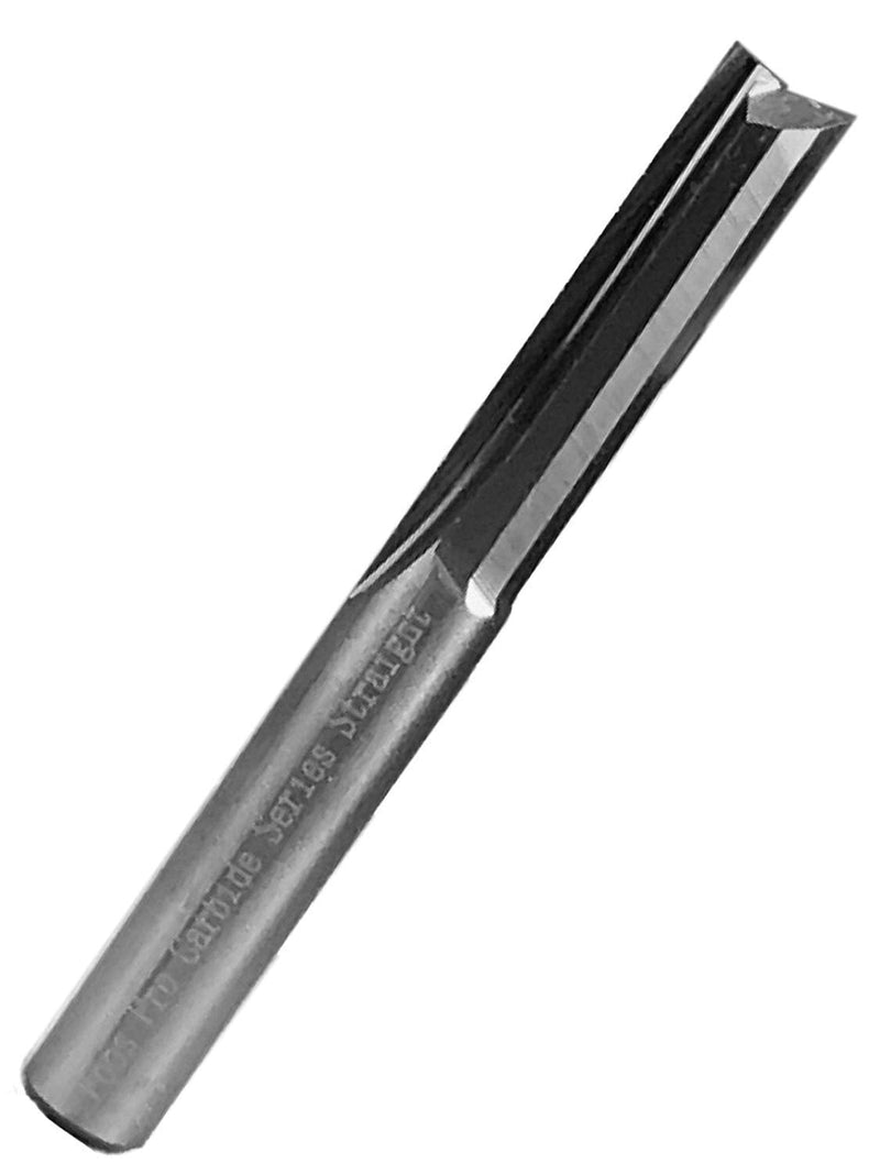 Foos - Straight Carbide Router bits - 1/4” Shanks - 3 Pcs - USA Veteran Owned (1/8" 3/16" & 1/4” Cutting Diameters)
