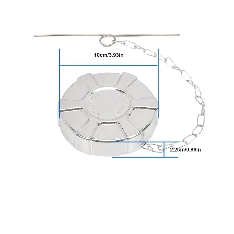 3 1/2” Diesel Fuel Cap for Internationals truck, Replaces OE 3591620C2 Nominal Non-Locking No-Vented Gas Tank Cap