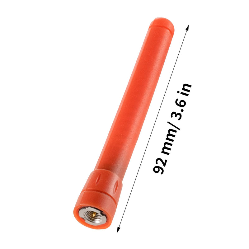 Extended Long Range Flexible Receiver Soft Whip GPS Antenna(Orange) for Garmin Alpha 100 200 200i Astro 220 320 430 (2 Pack), Eifagur Orange