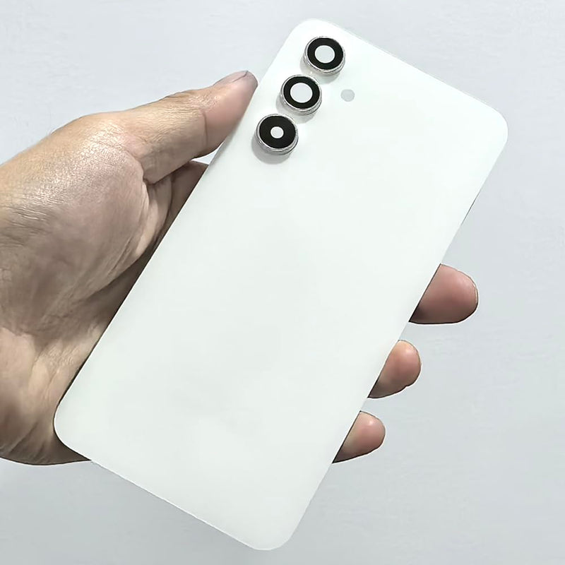 Galaxy A54 5G Back Cover Replacement A546F A546U A546 Back Door for Samsung Galaxy A54 2023 6.4" A546F A546U A546 SM-A546U Cellphone Backplates Rear Housing Repair Part (White) White