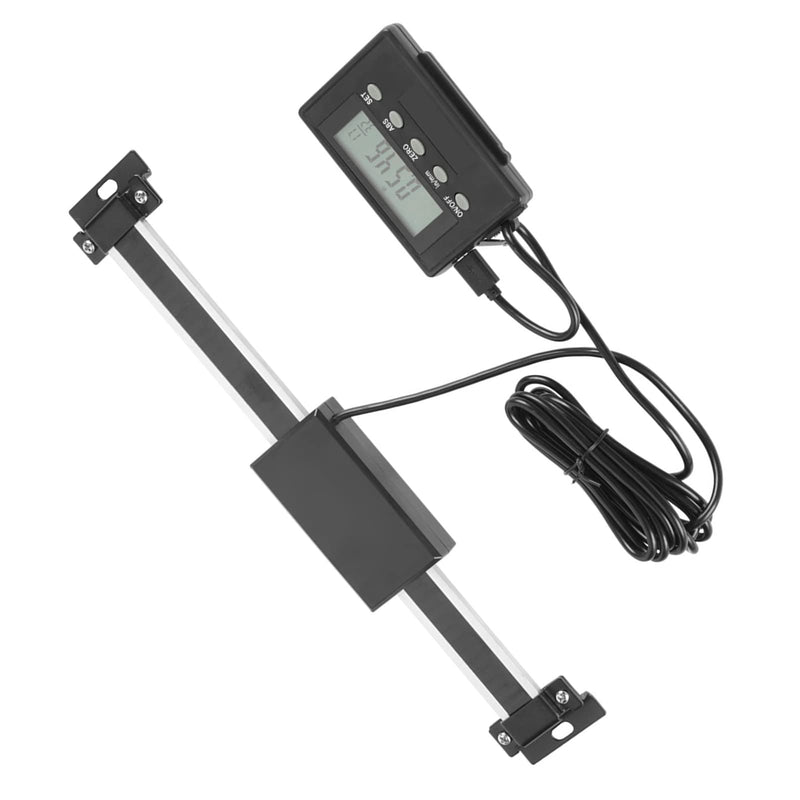 Digital Readout Linear Scale, 0 to150mm Aluminum Alloy Remote DRO Linear Scale Precision LCD Readout DRO Kit for Milling Machines Lathes