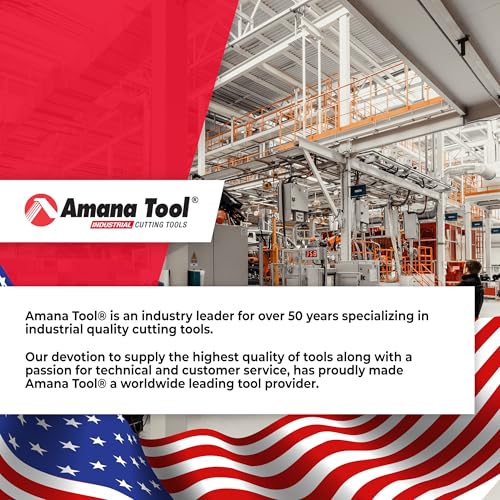 Amana Tool Carbide Tipped 82 Degree Countersink Tapered Drill Bit, 55624, Screw 8, 3/8 Dia x 7/64 Drill D x 1/4 Hex Shank
