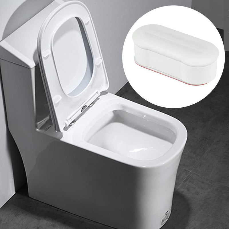 Toilet Seat Bumper Replacement Kit for Bidet with Strong Adhesive, 16 Pcs Topbuti Universal White Toilet Seat Bumpers Pads for Use with Bidets Stick On for Home and Hotel