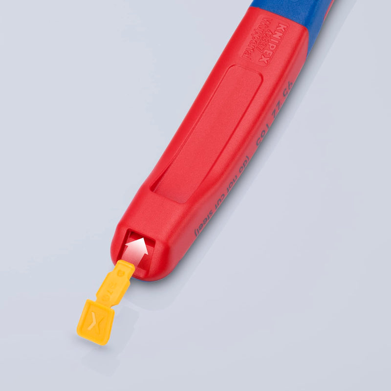 Knipex 09 12 240 SBA 9.5-Inch Ultra-High Leverage Lineman's Pliers with Fish Tape Puller and Crimper Comfort Grip