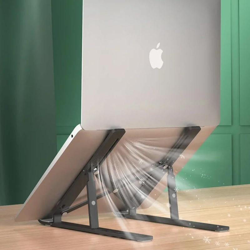 Portable Desktop Laptop Tablet Holder Stand Folding Desk Lazy Bracket for iPad MacBook Air Lenovo Redmi Book Galaxy Tab Notebook (Silver) Silver
