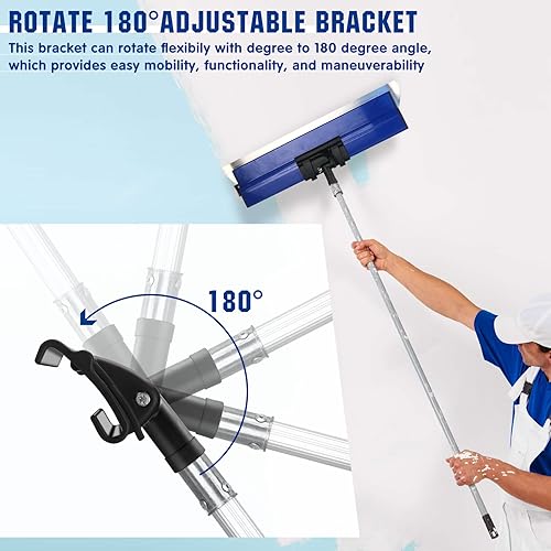 Blade Handle Bracket Tool, Compatible With ProSkim Blade Drywall Tool, 180°Adjustable Bracket Premium Blade Handle Bracket Tool