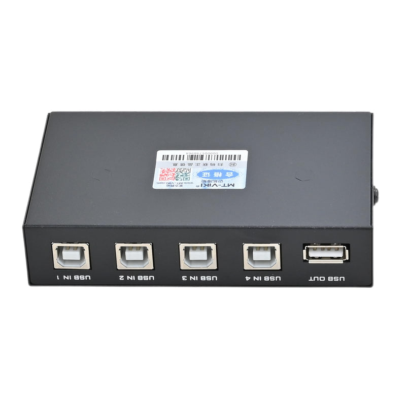 4 Port USB 2.0 Sharing Manual Switch Box Hub 4 PCS Share Switcher 1 USB Device for Printer Scanner Camera Keyboard (4 Port) 4 Port