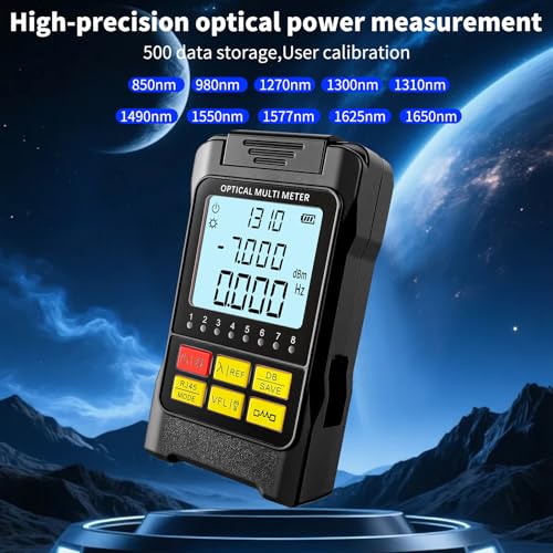 4-in-1 Fiber Optic Cable Tester with Optical Power Meter