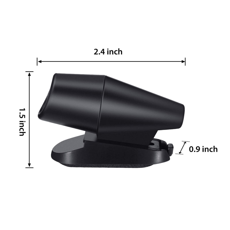 Frienda Deer Whistle 10 Pieces Save a Deer Whistles Avoids Collisions, Deer Whistles for Car Deer Warning Devices Animal Alert for Cars and Motorcycles (Black) Black