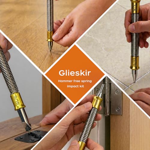 5-Piece Nail Setter, Center Punch, Hinge Pin Punch and Cold Chisel Set