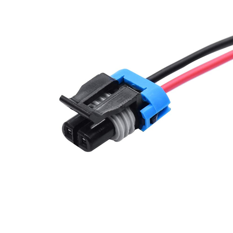 2 Pin Waterproof Electrical Connector Plug with 16 AWG Wire Harness Connectors for Car Truck Boat Etc,2 Pack 2 Way Connector