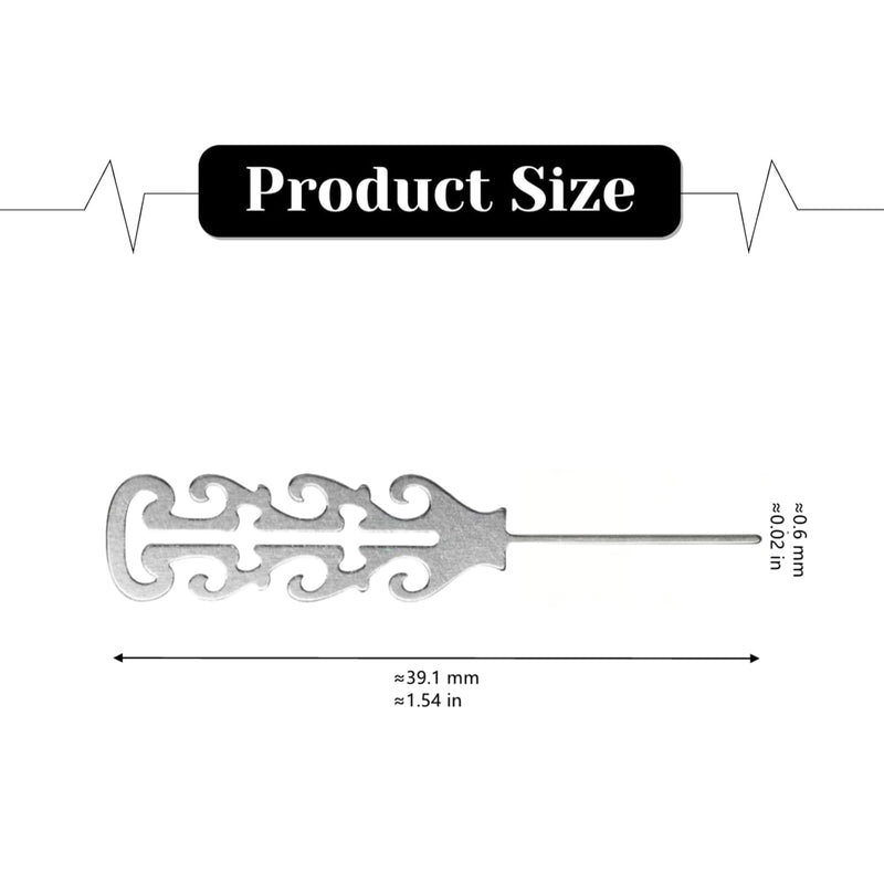 10 Pcs Sim Card Removal Tool | Professional Stainless Steel, Sim Ejector Tool Pin, Unique Process Design, Fit for Most Smart Phones