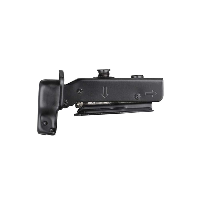JQK Cabinet Hinges Black, 100 Degree Soft Closing Full Overlay Door Hinge for Frameless Cabinets, Stainless Steel Matte Black Finish, 10 Pack, CH100-BK-P10 1