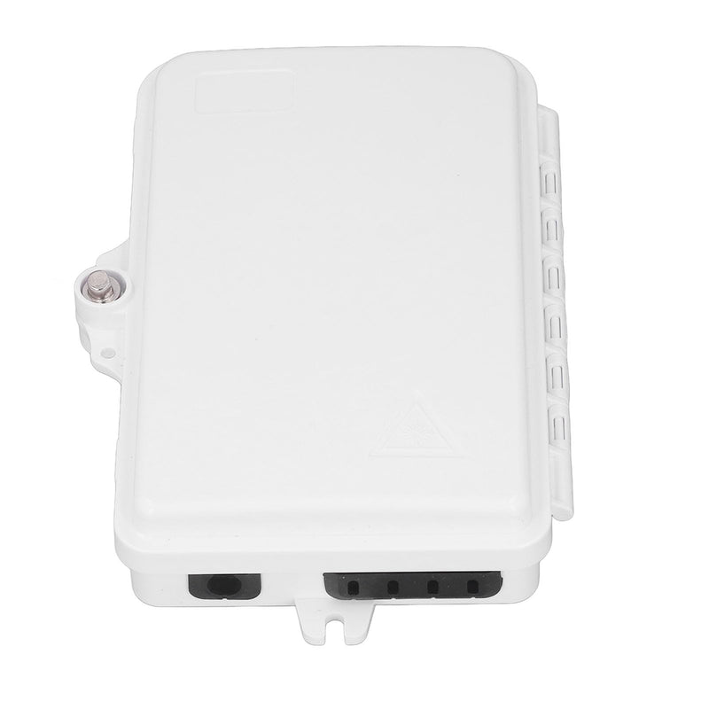 Generic IP65 Fiber Distribution Box 4 Core Wall Mount Fiber Optic Terminal Box Indoor Outdoor ABS Optical Termination Enclosure with Cable Ties