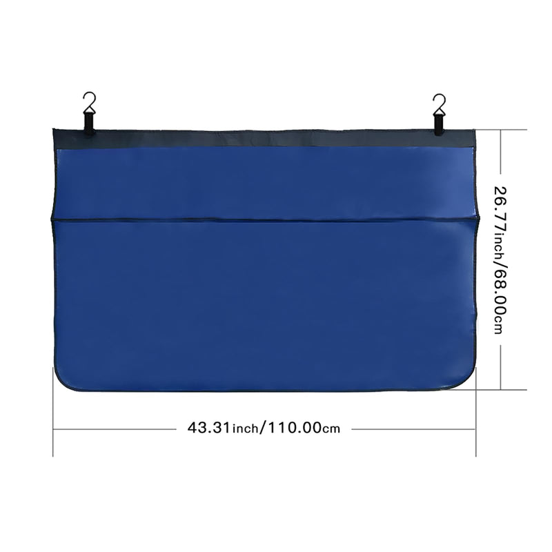 ICWEIMEI Automotive Mechanic Magnetic Fender Cover Mat Pad with Hooks to Protect Vehicle During Maintenance, 43 x 26 Inch