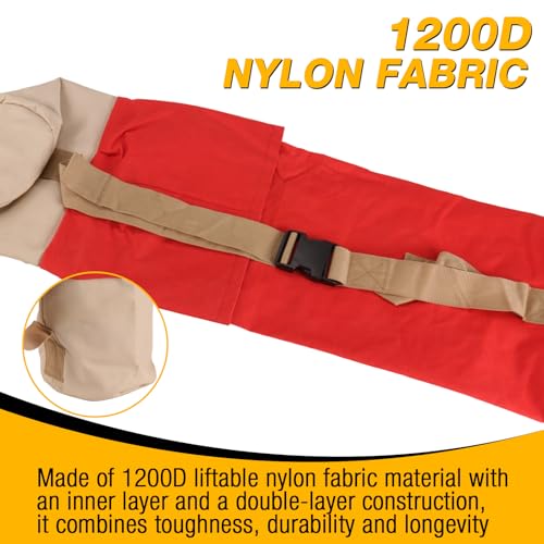 36" Heavy Duty Lath Bag, Lath Stake Bag with Pockets