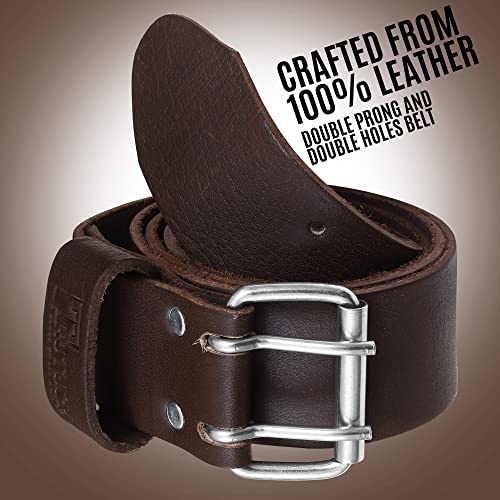Leather Work Belt | Leather Work Tool Belt | Tool Bag Belts | Tool Belts | Leather Tool Belt | Premium Quality Belt Chocolate