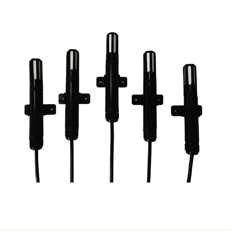 Taidacent SHT30 SHT31 High Precision Waterproof Digital Temperature Sensor 1M Cable Water Resistant Temperature and Humidity Sensor Air Temperature and Moisture Measurement (SHT31, Shielded Cable)