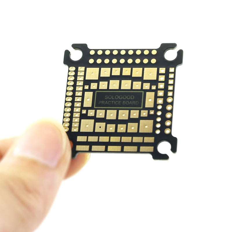 SoloGood 3Pcs Soldering Practice Board with 45mm solder wire Flight controller ESC Soldering Practice for FPV Beginner