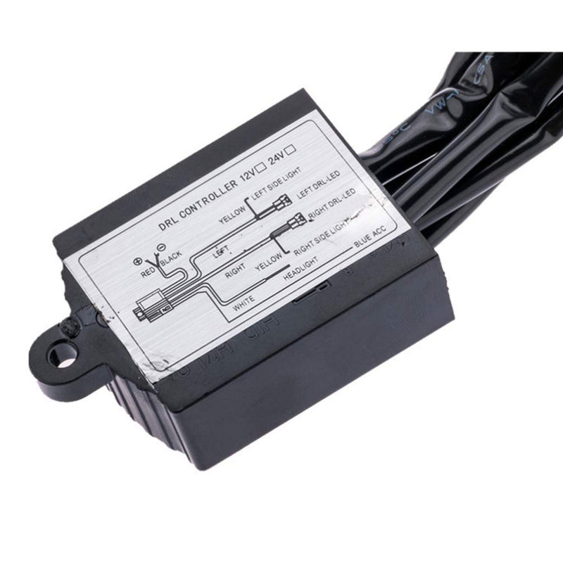 Garneck LED Daytime Running Light Automatic Controller, Universal DRL ON/Off Controller with dimmer, Delay, Turn, Blinker Fuction for Auto Car Accessories (12V)